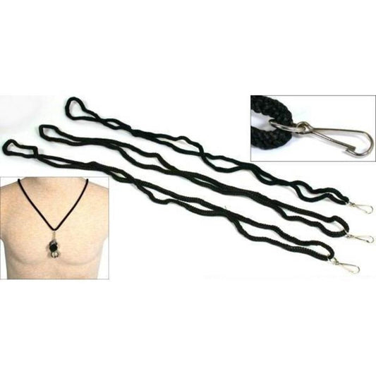 3 Black Nylon Necklace Cord For Hastings or Bausch & Lomb Jewelers Eye Loupe