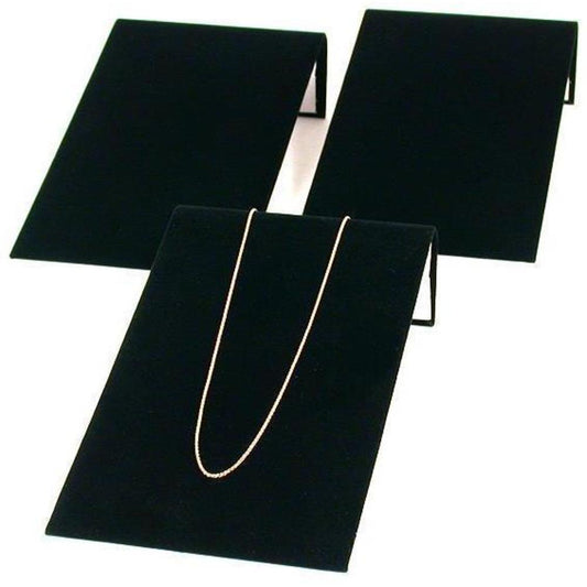 3 Bracelet Display Ramp Black Velvet Jewelry Showcase