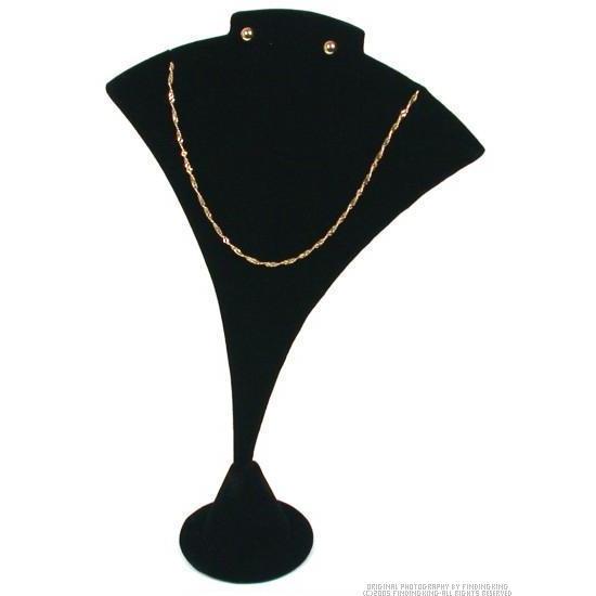 2 8" Velvet Pendant Earring Display Bust FindingKing