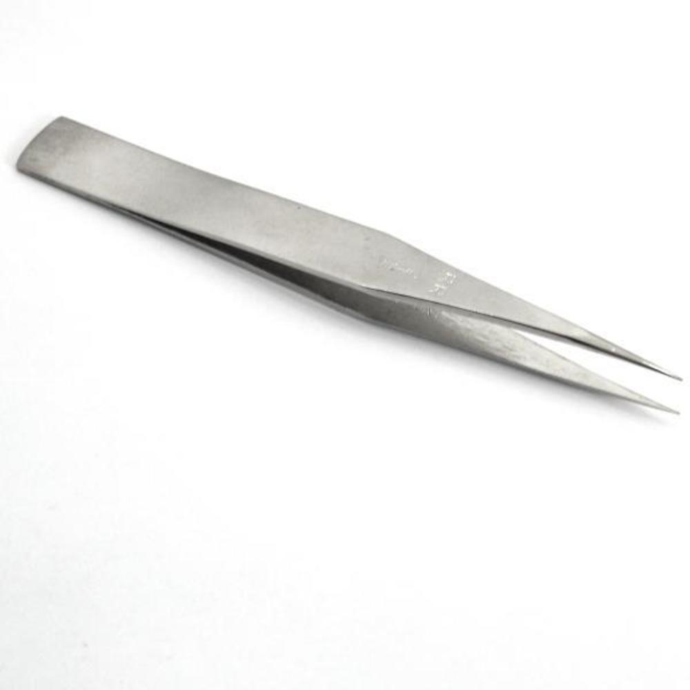 Grobet USA Nickel-Plated Steel Pattern RR Tweezers