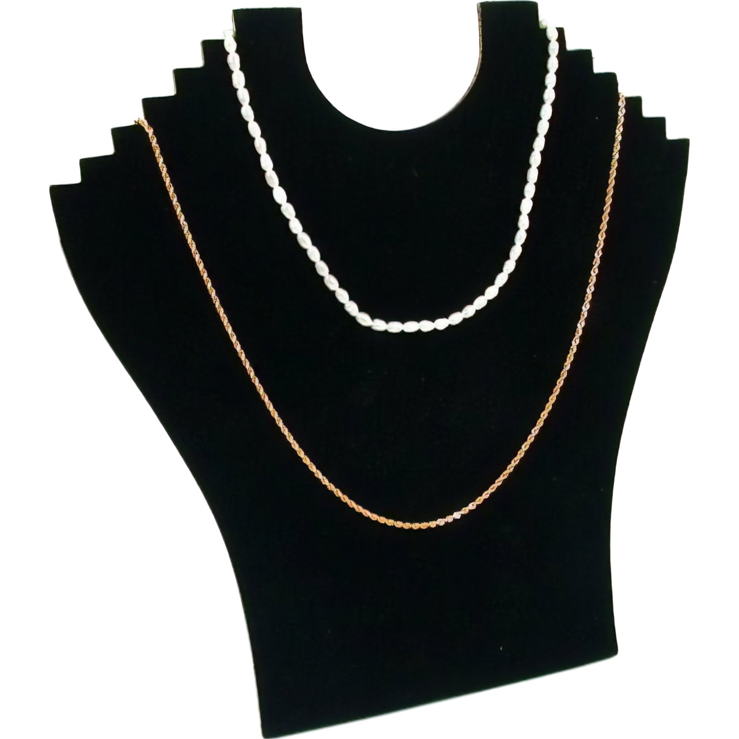 Black Velvet Necklace Jewelry Displays 8 Pc Set New