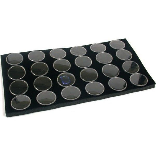 24 Gem Jars Display Tray Insert 1 1/2"