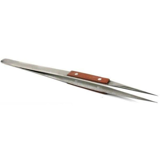 Fiber Grip Soldering Tweezers 6 1/2"