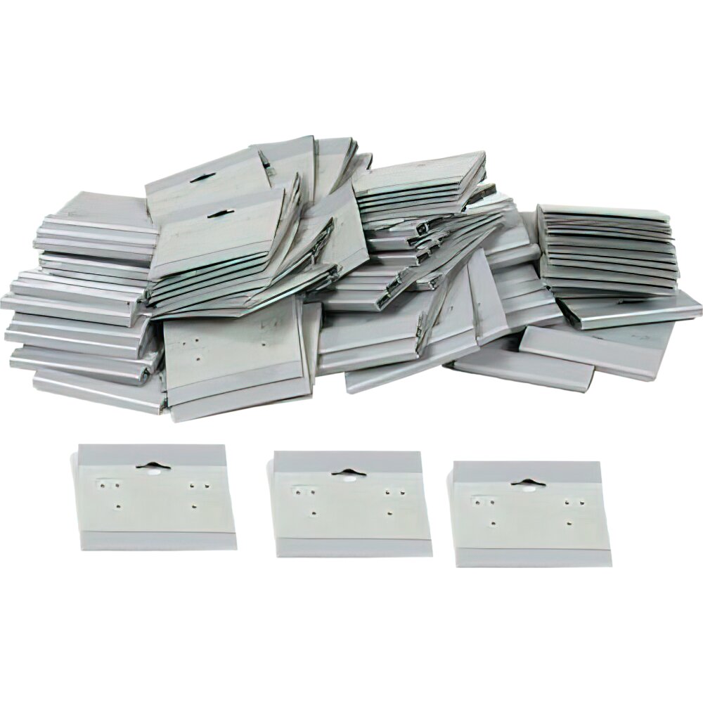 200 Gray Hanging Earring Cards Revolving Display Stand