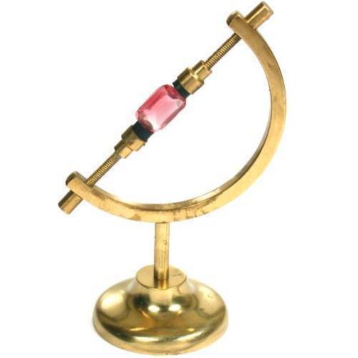 Gem Display Stands Brass 3Pcs