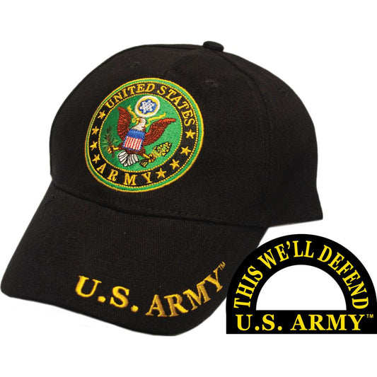 U.S. Army Logo Hat Black