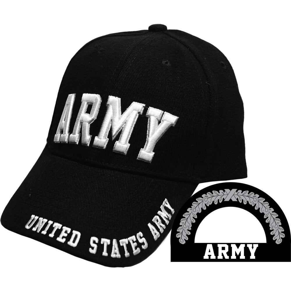 CP00120 Black U.S. Army "ARMY" Letters Cap