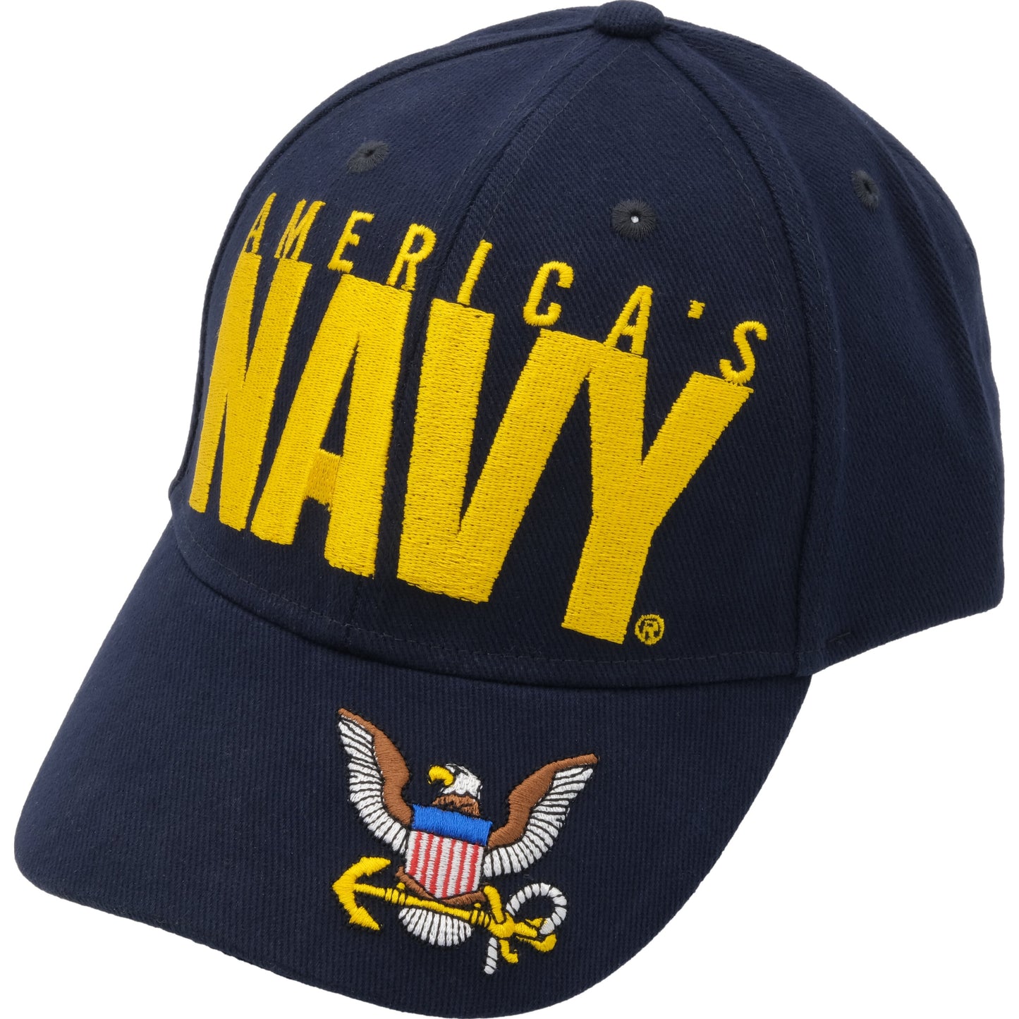 U.S. Navy Logo America's Navy Hat Black