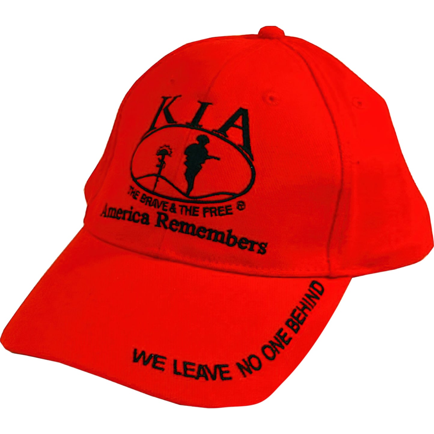 KIA US America Remembers Hat Cap Red & Black