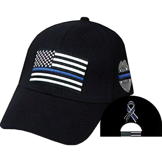 CAP-POLICE,THIN BLUE LINE HAT