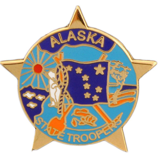 Alaska State Trooper Pin 1"