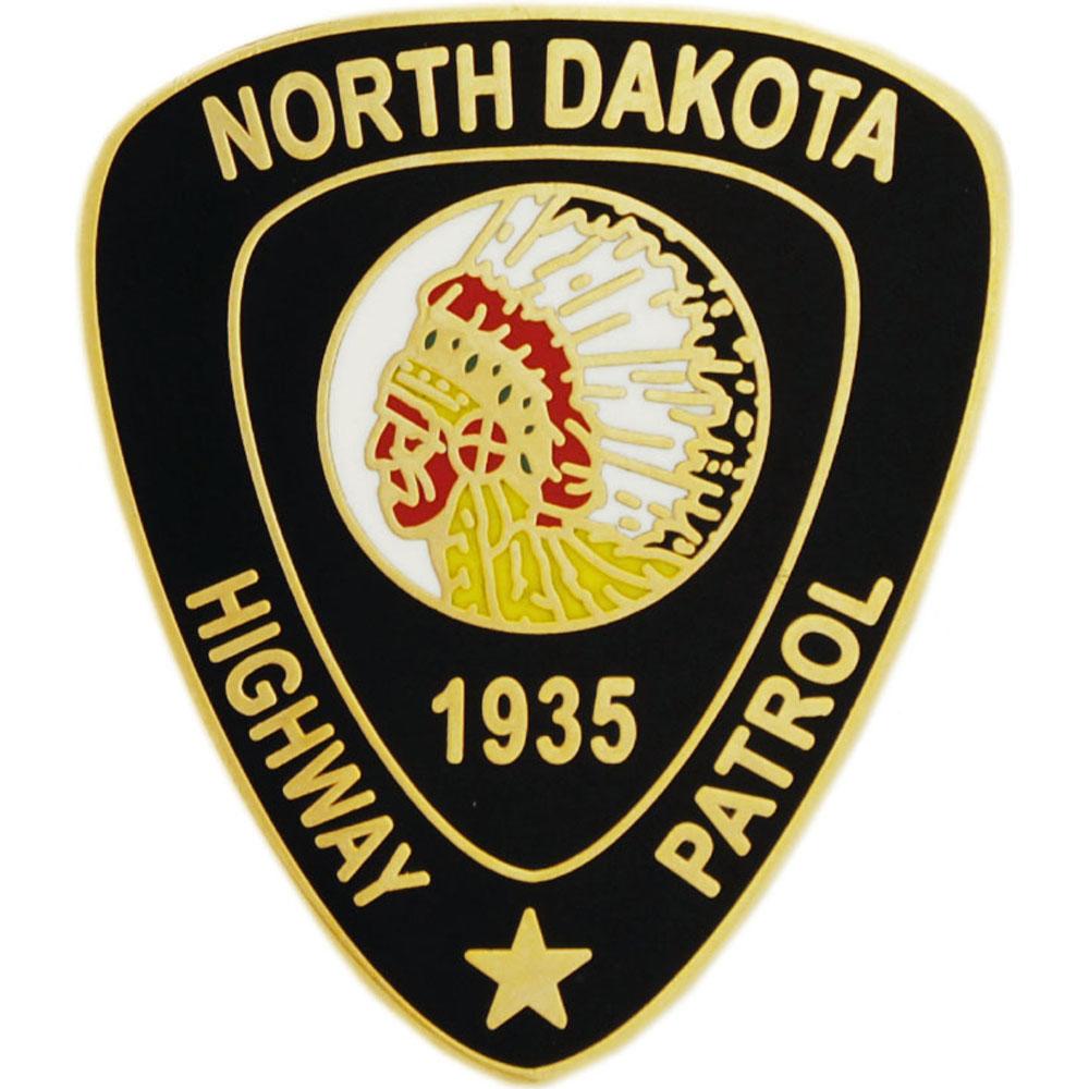 North Dakota Highway Patrol Pin 1"