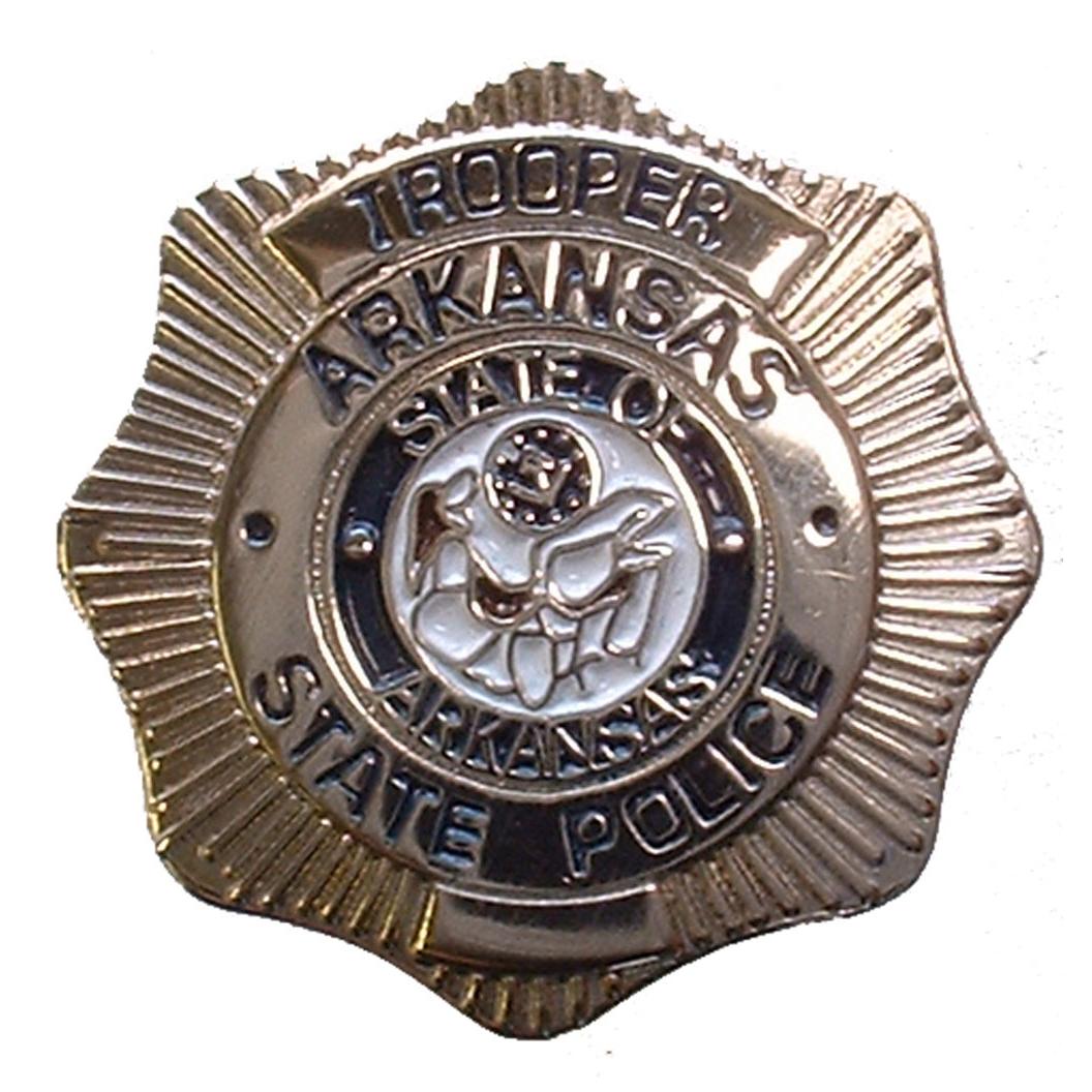 Arkansas State Police Badge Pin 1"