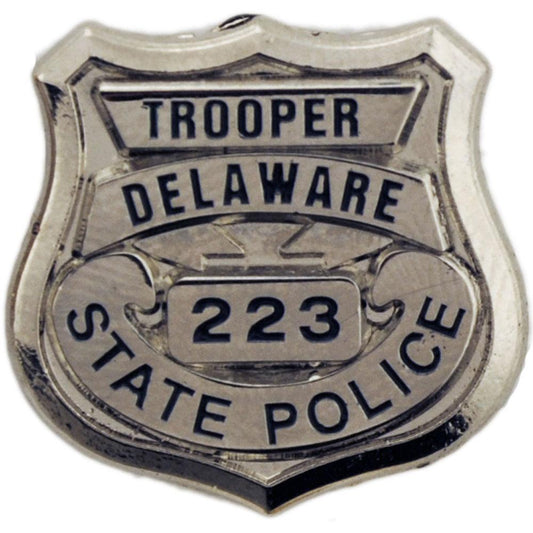 Delaware State Police Badge Pin 1"