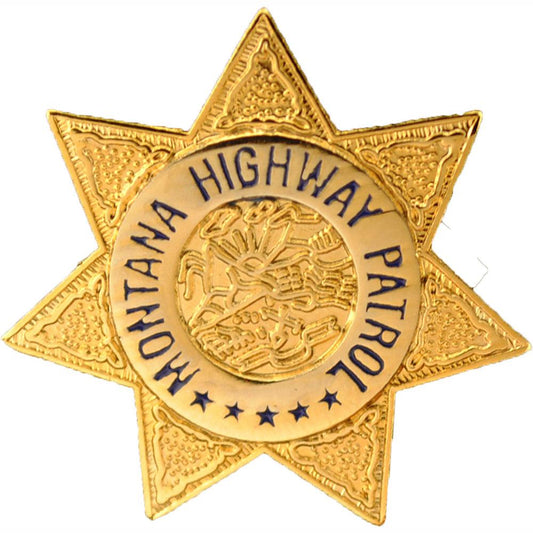 Montana Highway Patrol Badge Pin 1"