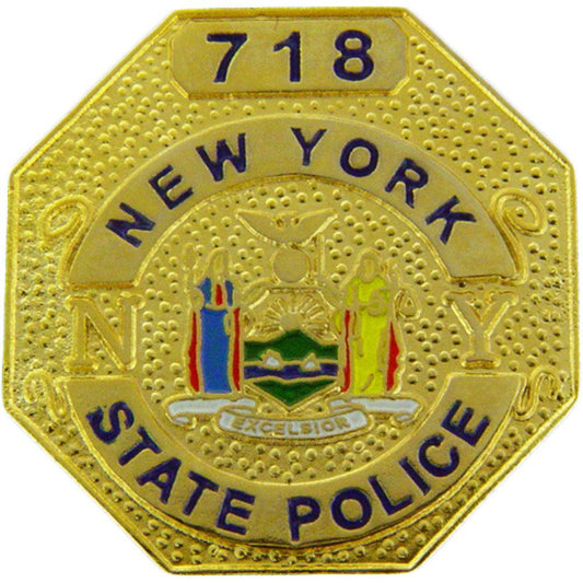 New York State Police Badge Pin 1"