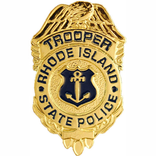 Rhode Island State Police Badge Pin 1"