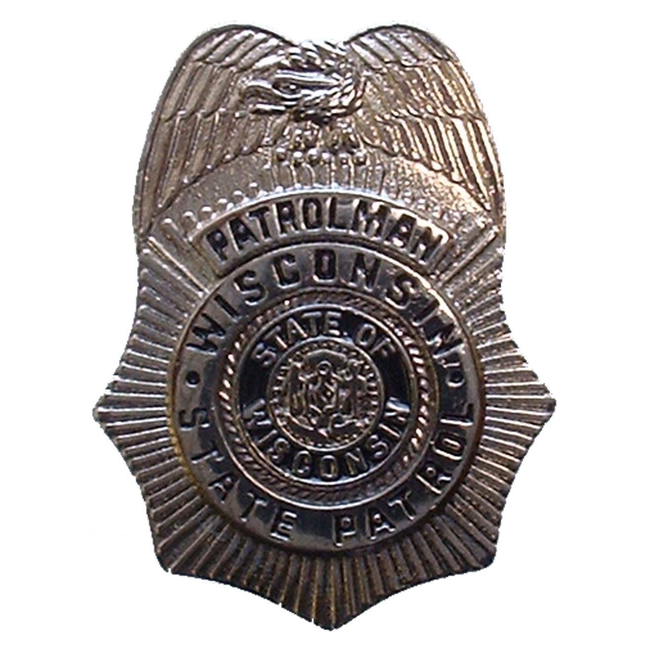 Wisconsin State Patrol Badge Pin 1"