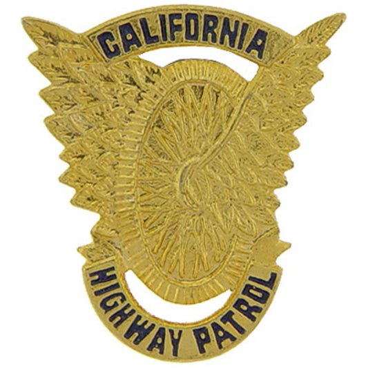 California Highway Patrol Motorcyle Pin 1"