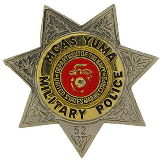 MCAS Yuma Military Police Badge Pin 1"