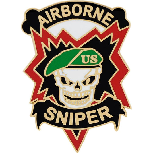 U.S. Army Airborne Sniper Pin 1 1/4"