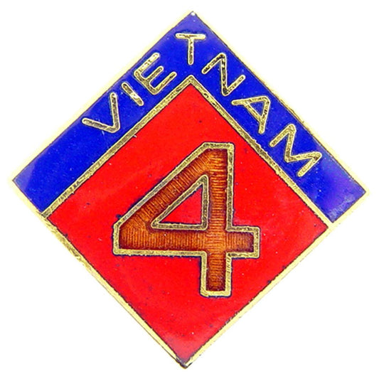 U.S.M.C. 4th Marine Division Vietnam Pin 1"