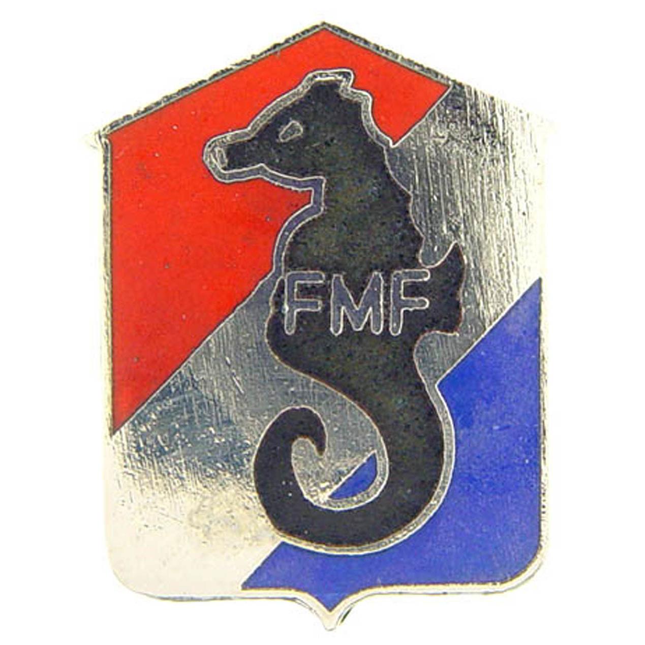 U.S.M.C. FMF Seahorse Pin 1"