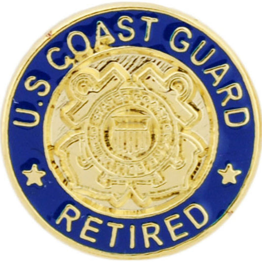 U.S. Coast Guard Retirement Pin 5/8"