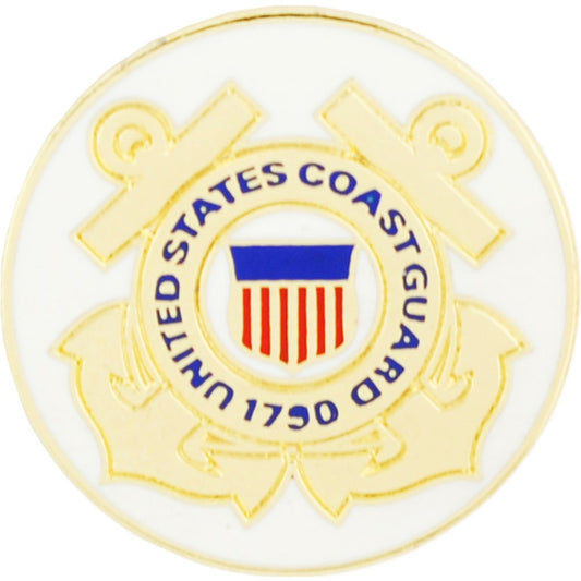 U.S. Coast Guard Logo Pin 7/8"