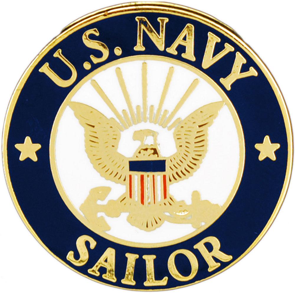 U.S. Navy Logo Pin 1"