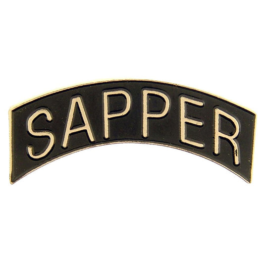 U.S. Army Sapper Tab Pin 1 1/4"