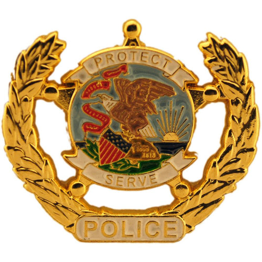 Police Serve & Protect Pin 1"