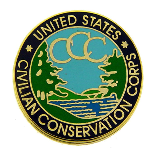 U.S. Civilian Conservation Corps Pin 1"