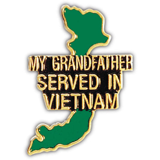 My Grandfather Served In Vietnam Pin 1"