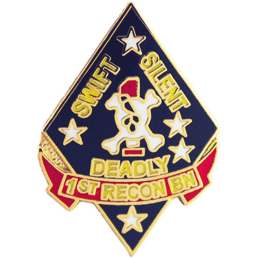 U.S.M.C. 1st Reconnaissance Battalion Pin 1"