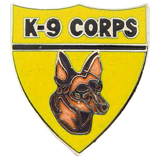 K-9 Corps Pin 1"