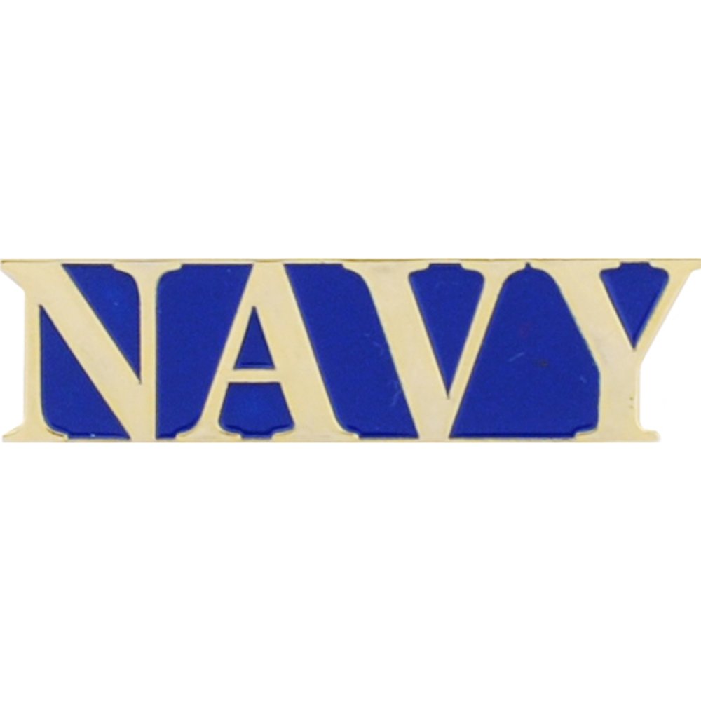 Navy Pin 1"