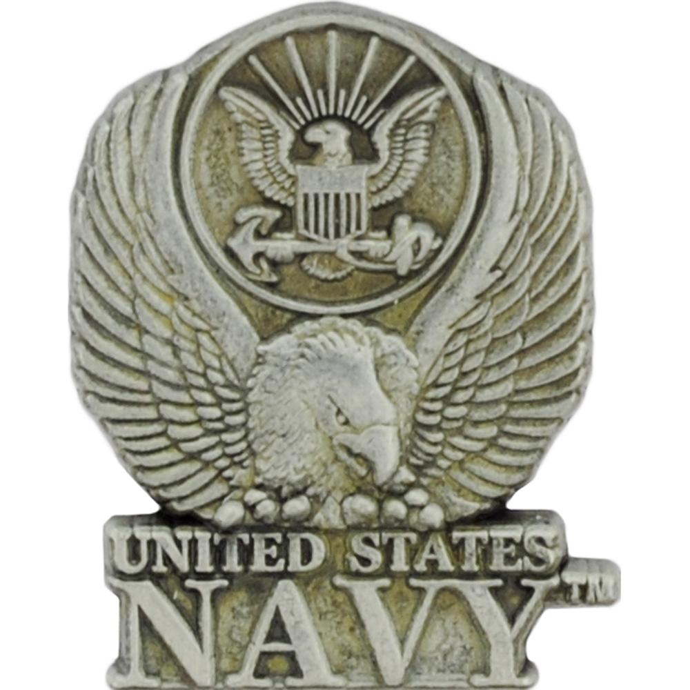 U.S. Navy Logo Pin Pewter 1"