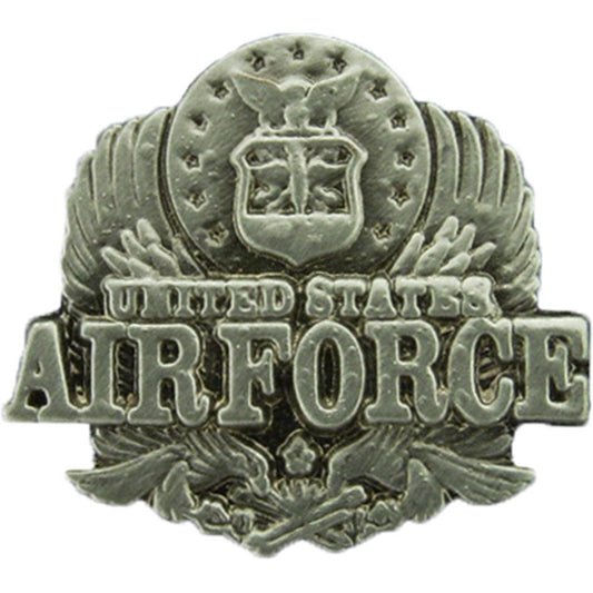 U.S. Air Force Logo Pin Pewter 1"