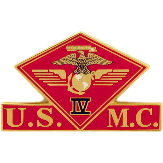 U.S.M.C. 4th Marine Aircraft Wing 1 3/8"