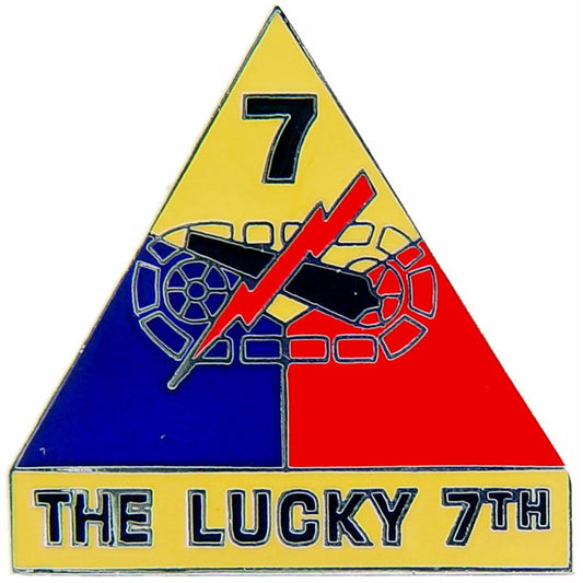 U.S. Army 7th Armored Division Pin 1"