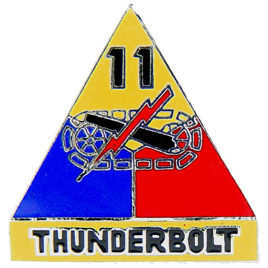 U.S. Army 11th Armored Division Pin 1"