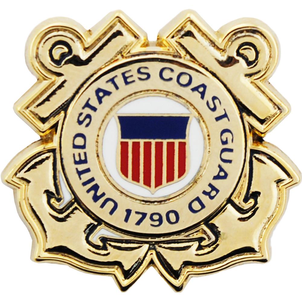 U.S. Coast Guard Emblem Pin 7/8"