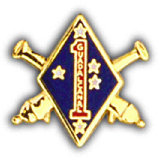 U.S.M.C. 1st Marine Division Artillery Pin 1"