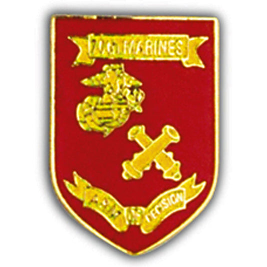 U.S.M.C. 10th Marine Regiment Pin 1"