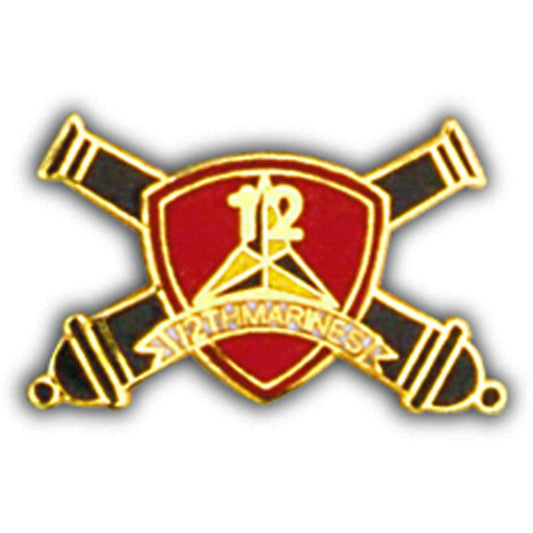 PINS- USMC, Marine Core 012TH RGT. (1")