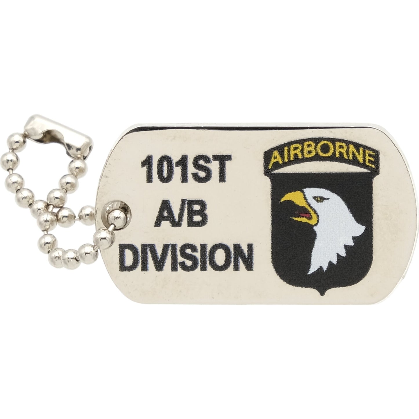 U.S. Army 101st Airborne Logo Dog Tag Pin 1"