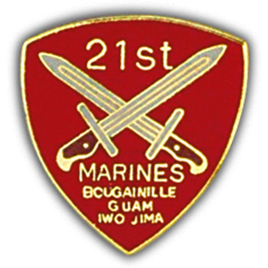 U.S.M.C. 21st Marine Regiment Pin 1"