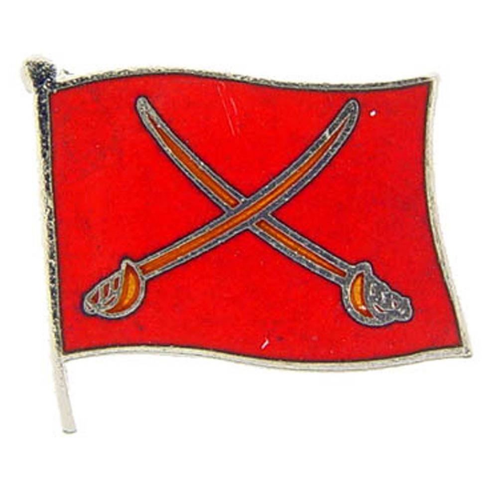 U.S. Army Cavalry Flag Pin 1"