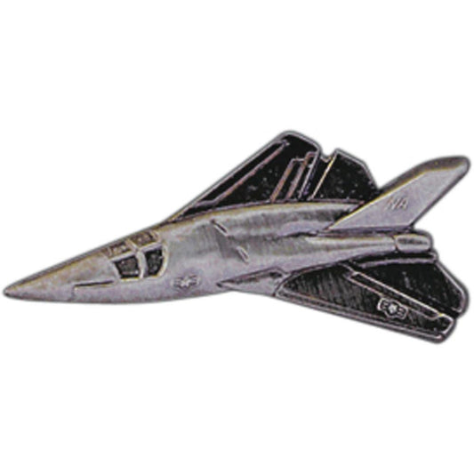 F-111 Aardvark Pin Pewter 2 1/2"